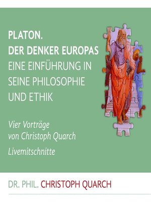 cover image of Platon. Der Denker Europas